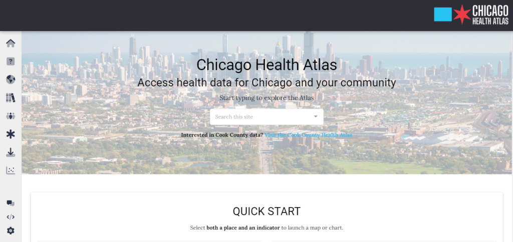 Chicago Health Atlas – a platform translating complex data into interactive visual narratives