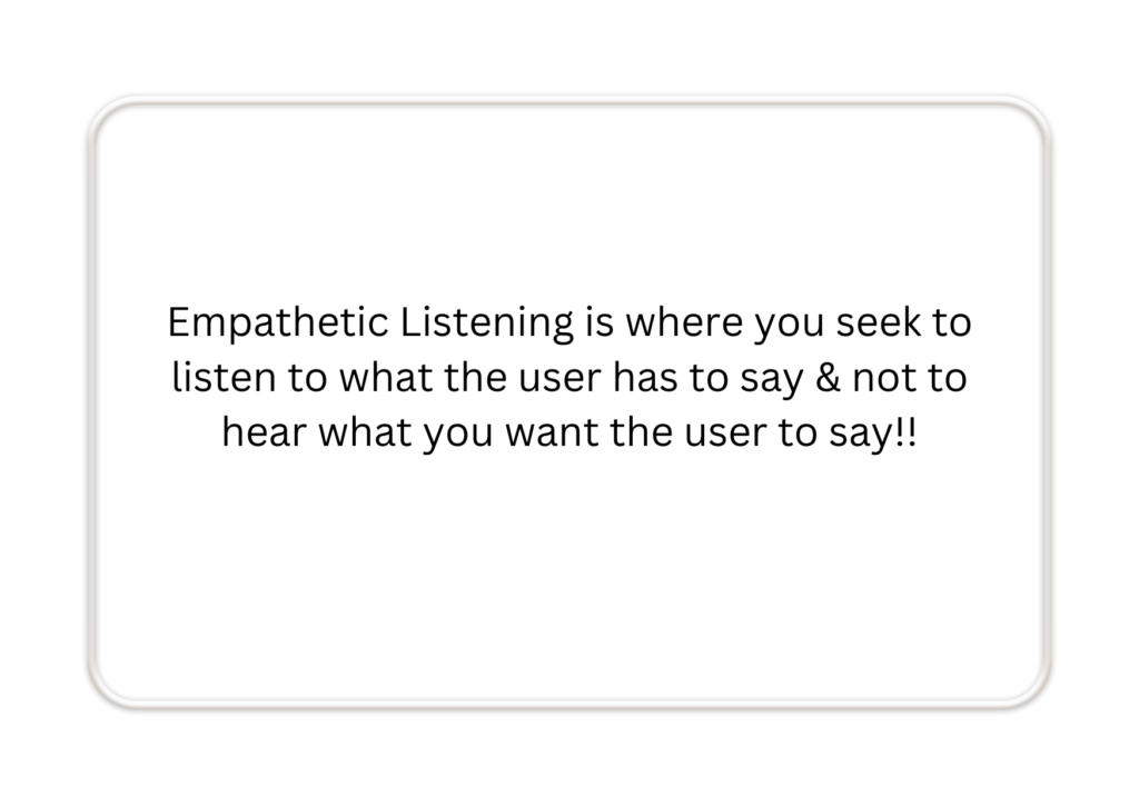 Empathetic Listening